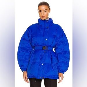 Isabel Marant Etoile Dilys Puffer Jacket- Electric Blue